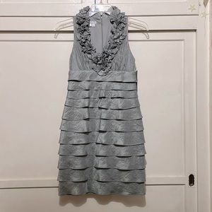 Host Pick! NWT London Times Petites Silver Dress